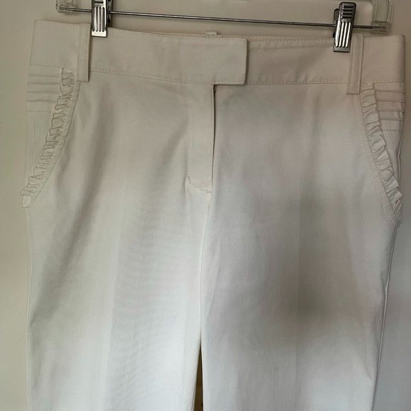 Development Ruffle Pocket Cream Pant - Picture 2 of 6